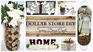 Dollar Store DIYS ~ EARTH TONE Spring Home Decor Crafts