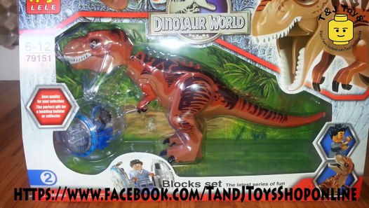LEGO Jurassic World T-Rex vs Indominus Rex LELE Bootleg LELE79151