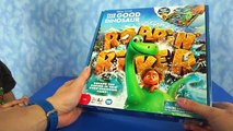 The Good Dinosaur ROARING RAPIDS BOARD GAME Review ft The Good Dinosaur Arlo and T-rex by Toy Rap