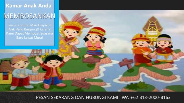 Lukisan Mural Di Dinding Lucu Raditya Designer Art