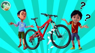 Shiva ANTV New Bicycle Learn Colors for Kids and Toddlers - Open Egg Surprise