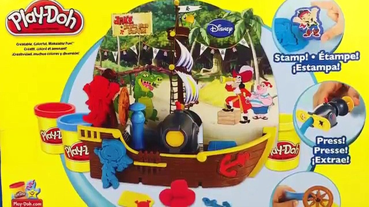 AVENTURA PIRATA E PLAY DOH - JAKE Y LOS PIRATAS DE NUNCA JAMAS - JAKE AND THE NEVERLAND PIRATES