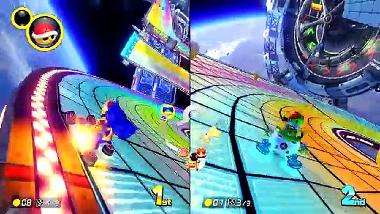 ABM: Bowser Jr Vs Ludwig!! Mario Kart 8 Deluxe!! RACE & BATTLE MATCH!! HD
