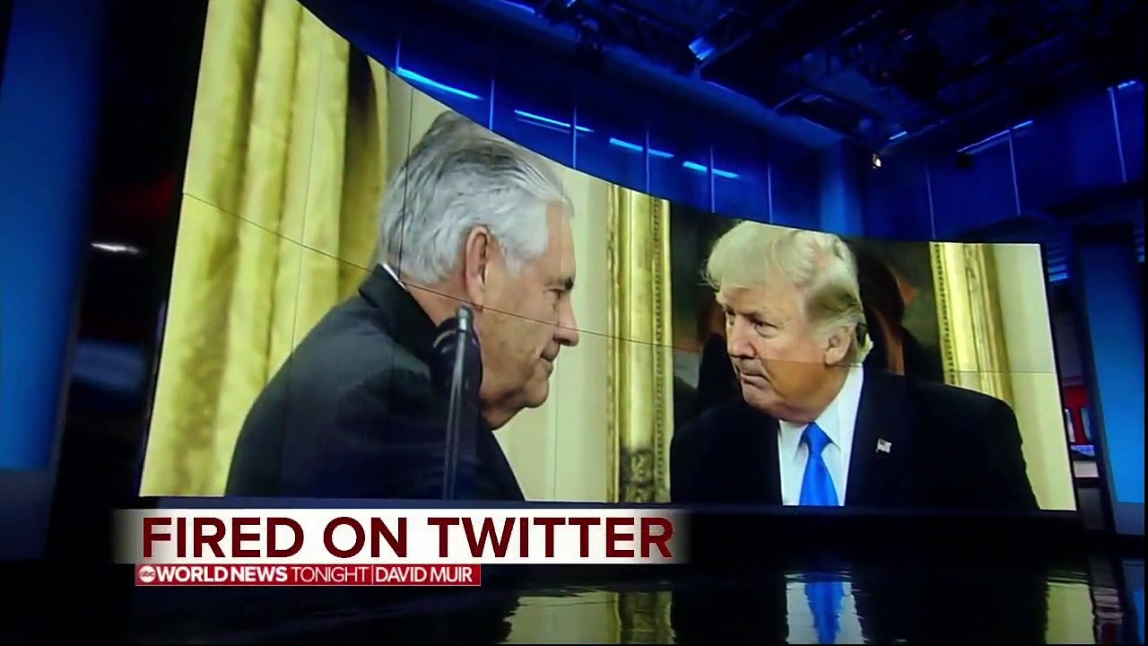 Trump fires secretary of state on Twitter after months of clashes