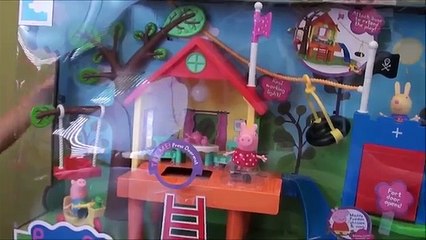 Peppa Pig Story, Peppa Pigs Treehouse and Georges Fort Playset: Peppa PigToys