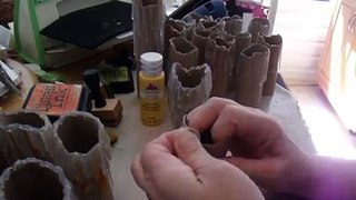 Toilet Paper Roll Halloween Candles Part 1