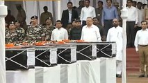 Sukma: Watch here Wreath laying ceremony of Soldiers in Raipur, Chhattisgarh | Oneindia News