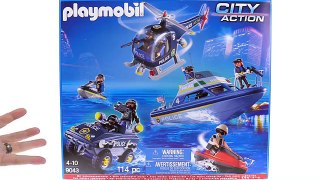 Playmobil Police Tical Unit set review! 9043