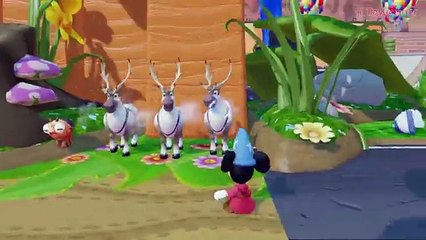 MICKEY MOUSE Playing On Slides and Driving Electric Mayhem Bus Khan + Nursery Rhymes!