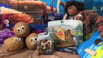 DinoTrux Toys Christmas and Disney Moana Toys Maui Video - Scrapadyl Claus & Moana Oceania Vaiana
