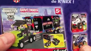 GRAVE DIGGER VS CAPTAINS CURSE Monster Jam Knex Micro Trucks