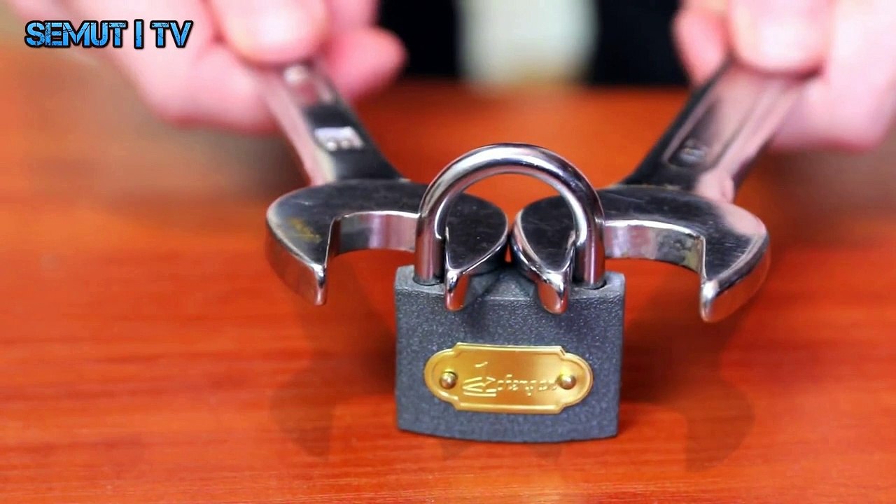 TRIK Sederhana Membukan Gembok Berbagai Macam Ukuran dengan Mudah