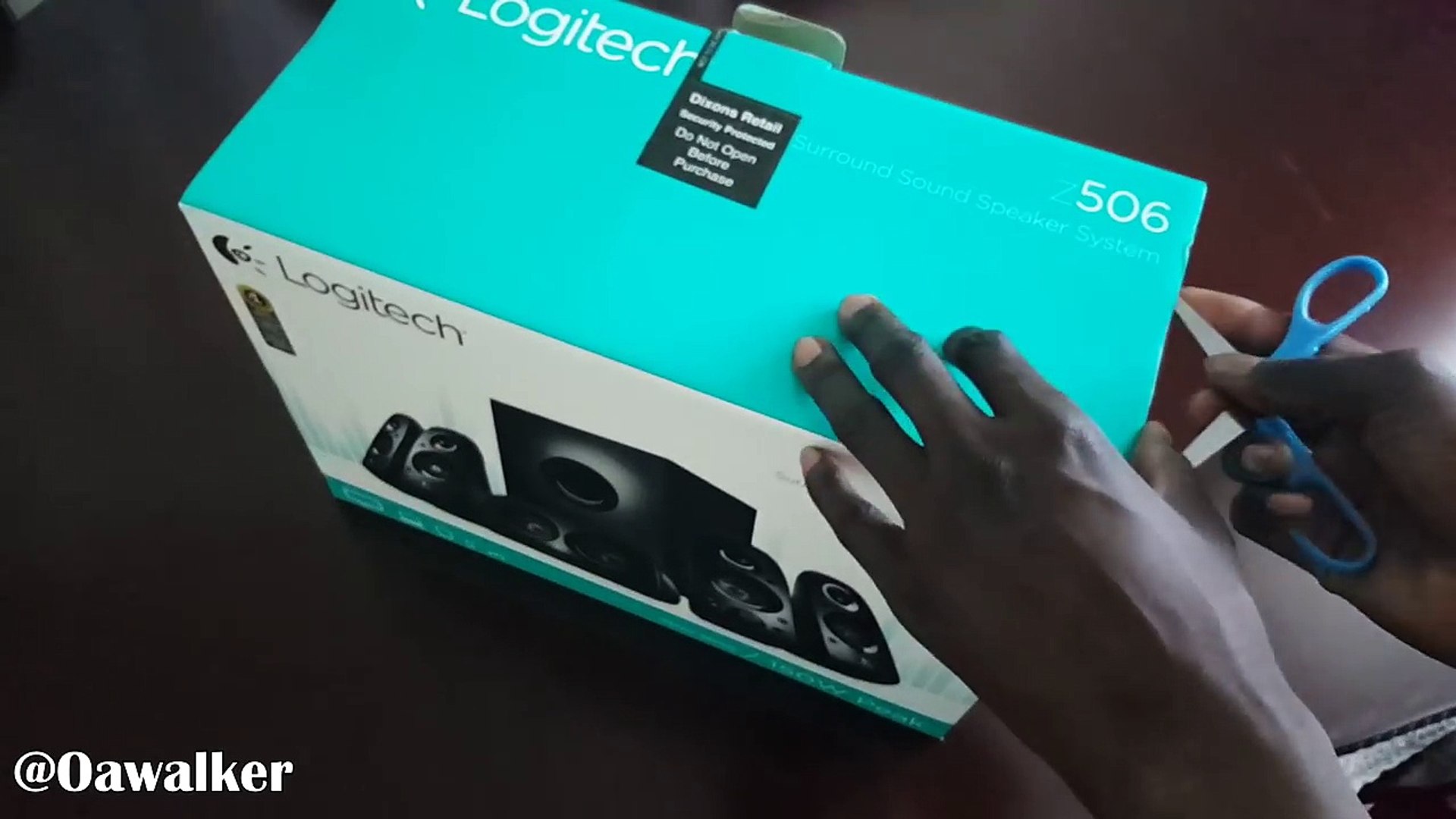 logitech z506 unboxing