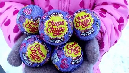 11 шоколадных шаров Чупа-чупс!