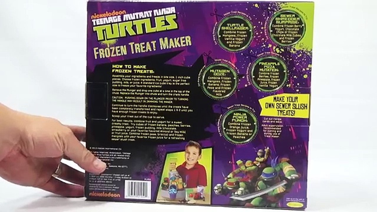 TMNT Frozen Treat Maker - I Make Mutagen Ooze Frozen Treats!