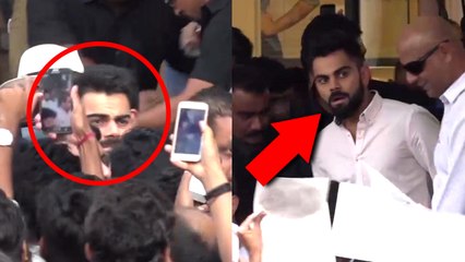 Virat Kohli MOBBED By Fans In Mumbai | TISSOT Watch Launch Event