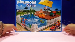 PLAYMOBIL City Life 5575 Pool Plus Patio Playset ❤ For Kids Worldwide
