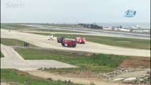 Ambulans uçak Trabzon’a indi