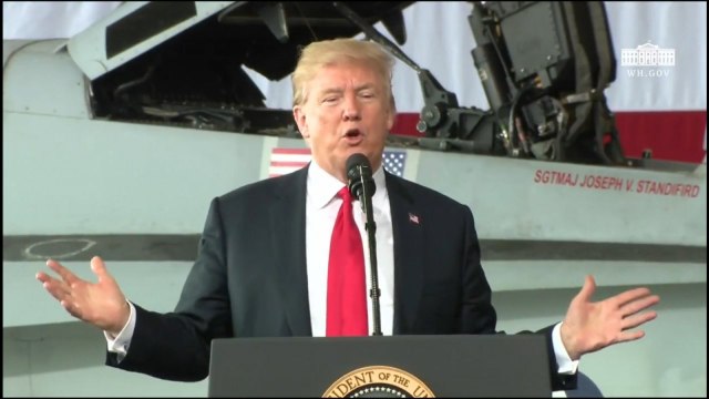 Trump wasn't serious about a 'space force' but now thinks it's a 'great idea'