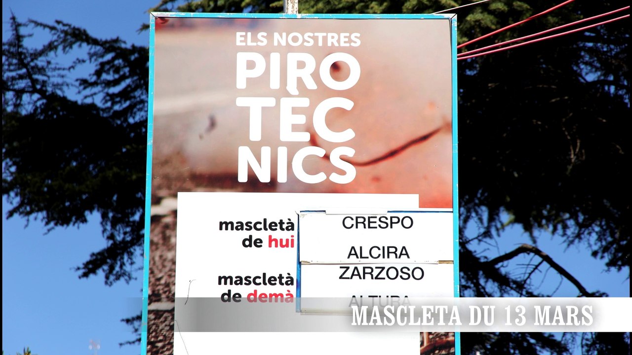 Fallas 2018 Mascletà 13 mars