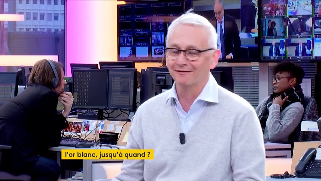 Emmanuel Cordival, directeur général de la station val d'Isère : "Il faut s'inquiéter de la situation de nos stations" à cause du réchauffement climatique.