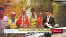China honors its sanitation workers