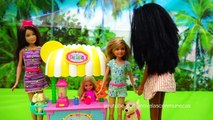 Juguetes de Barbie en español - Chelsea y las niñas venden limonada en el parque