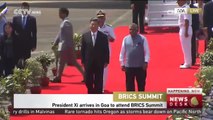 President Xi arrives in Goa to attend BRICS Summit