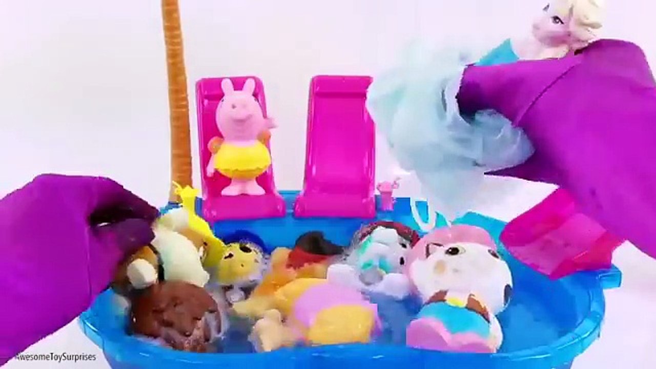 Disney Junior Slime Baby Bottles Doc Mcstuffins Paw Patrol Bath Paint Surprise Eggs Finger Family