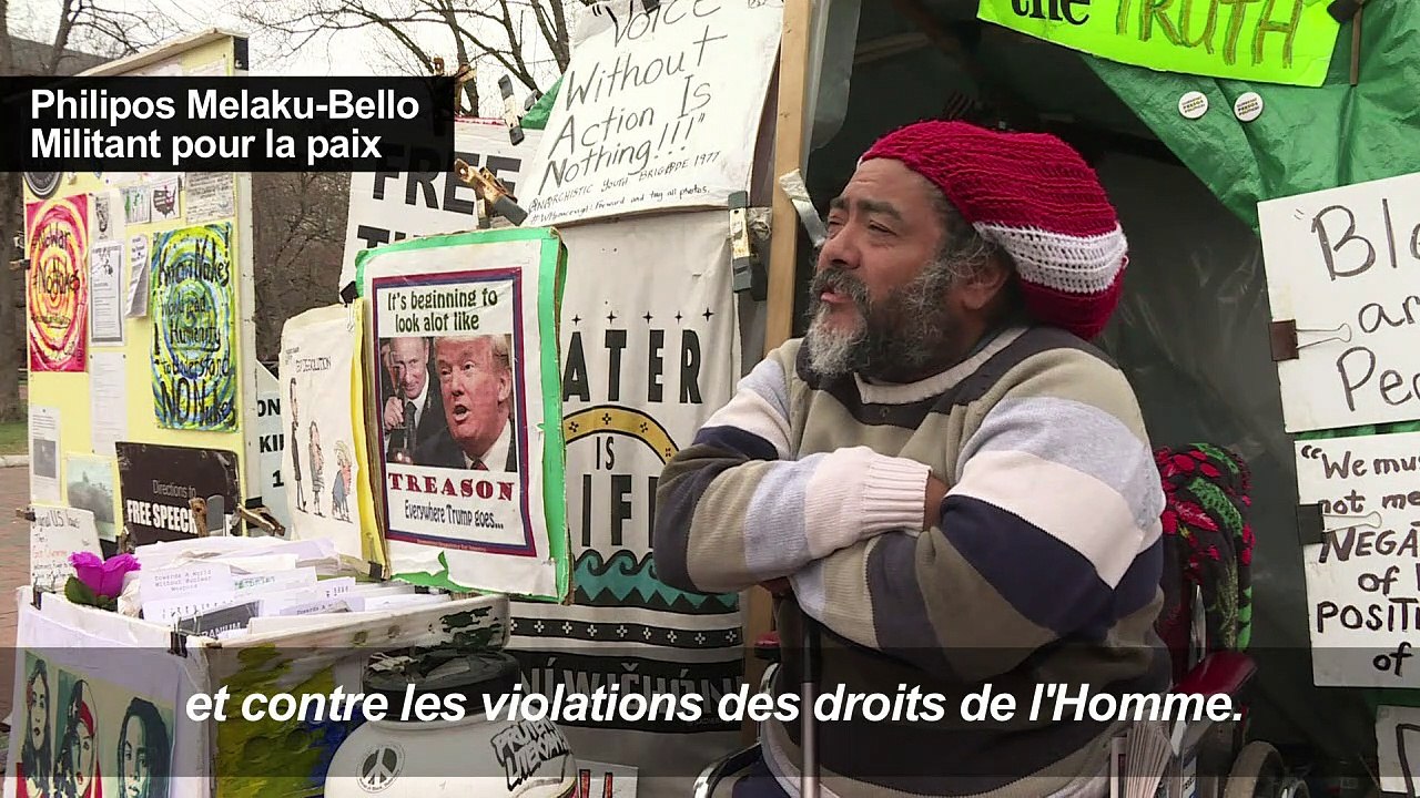 Philipos Melaku-Bello, 37 ans devant la Maison Blanche