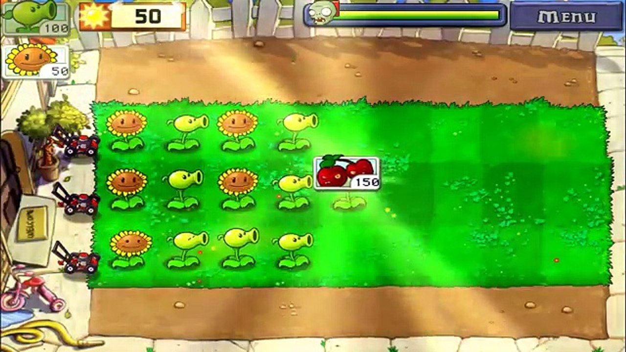 РАСТЕНИЯ ПРОТИВ ЗОМБИ игра мультик про зомби против растения. Plants vs Zombies game cartoon
