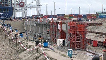 Actus : extension du quai de Flandre au port ouest - 14 Mars 2018