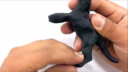 ✅ COMO HACER UNA PANTERA NEGRA DE PLASTILINA PASO A PASO ✅ MI MUNDO DE PLASTILINA - MY CLAY WORLD