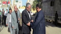 محافظ المنيا يقدم العزاء لأسرة الفريق صفى الدين أبوشناف