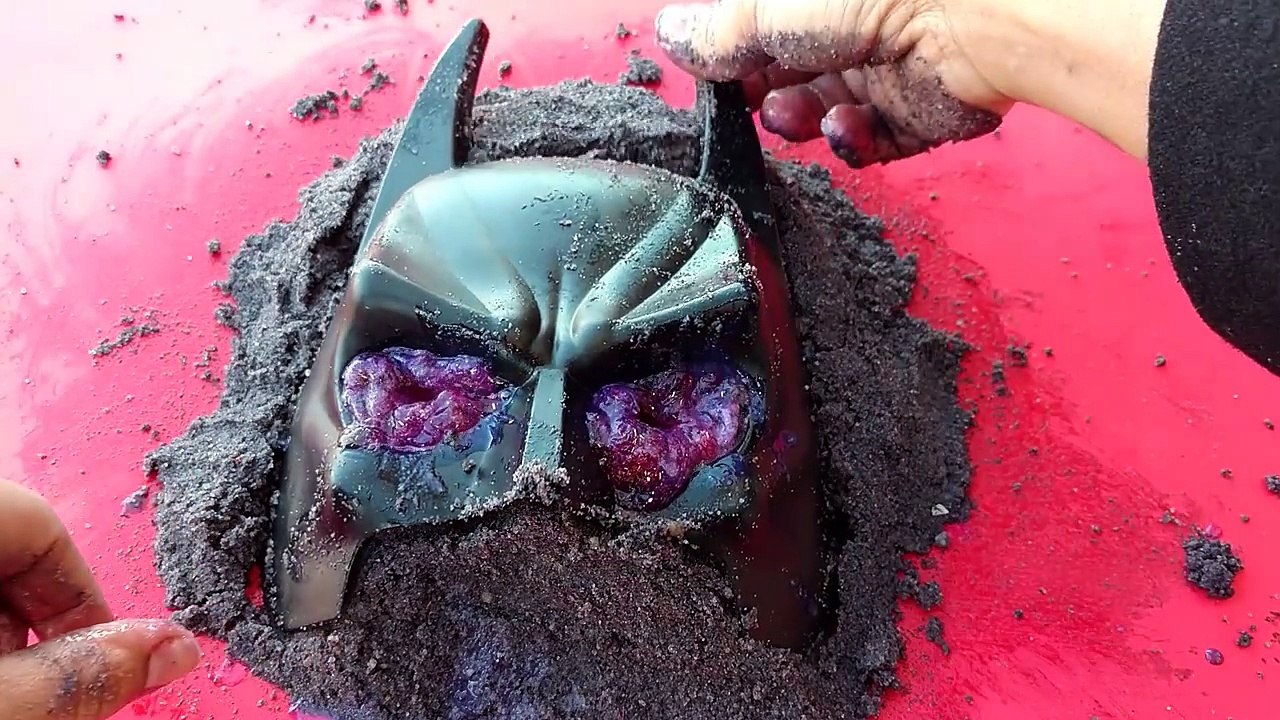 Playing With Black Sand/Making Batman And Sea Animals in Sand/Sand Castle/Kids Fun Creative Play