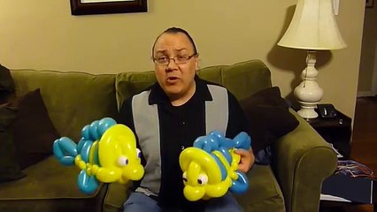 Mermaids Friend Fish Balloon Animal Tutorial (Balloon Twisting and Modeling #17)