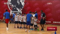 NBA stars teach local teenagers in Shanghai