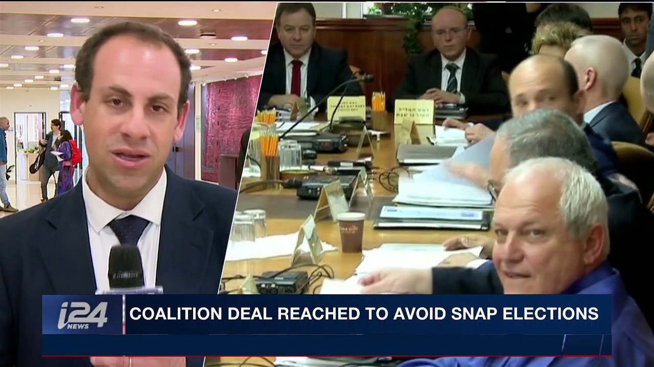 i24NEWS DESK | Coalition deal reached to avoid snap elections | Wednesday, March 14th 2018