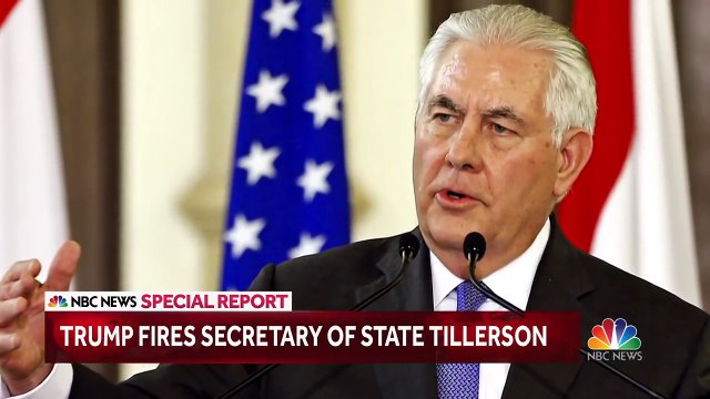President Trump Fires Rex Tillerson As Secretary Of State, Replaces Him With Mike Pompeo _