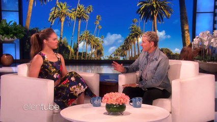 Ronda Rousey Shows Ellen How to Mean Mug