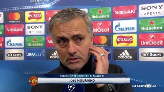 'I'm glad my players are sad!' Mourinho speaks after Man Utd crash out of Champions League