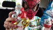 Playground Fun, Kinder Surprise Bunny and Santa: Opening in a Car by Spider-Man