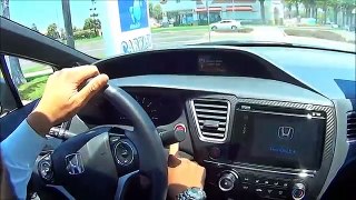 new Civic si Sedan pov test drive Modern steel Gray