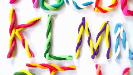 Play Doh ABC Rainbow and Aguer Alphabet Compilation