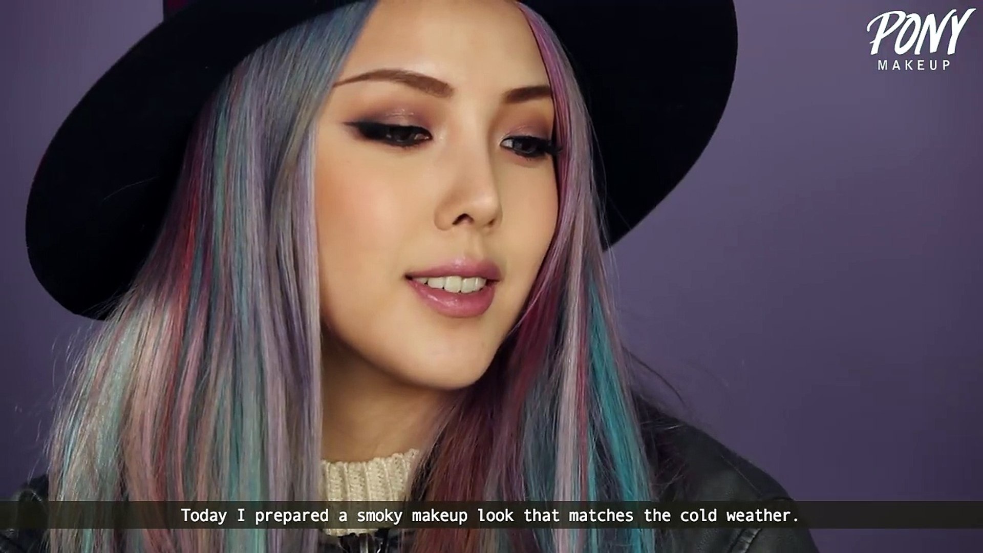 ⁣Matte Mauve Smoky Makeup (With subs) 매트 모우브 스모키 메이크업