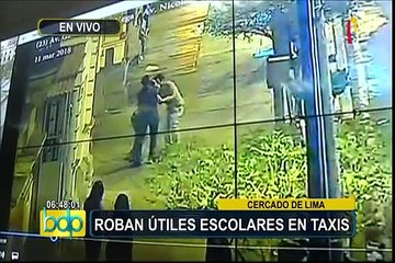 Cercado de Lima: delincuentes aprovechan tráfico para robar