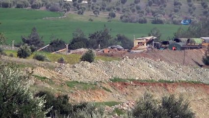 Afrin ve çevresi top atışına tutuldu