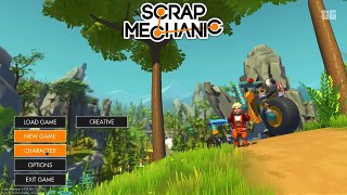 Scrap Mechanic#1 :: พื้นฐานการสร้างรถ(เกรียน) !!