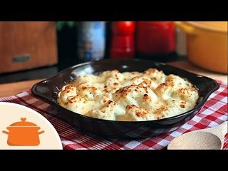 Couve-flor Gratinada com Molho Branco - Receita Prática