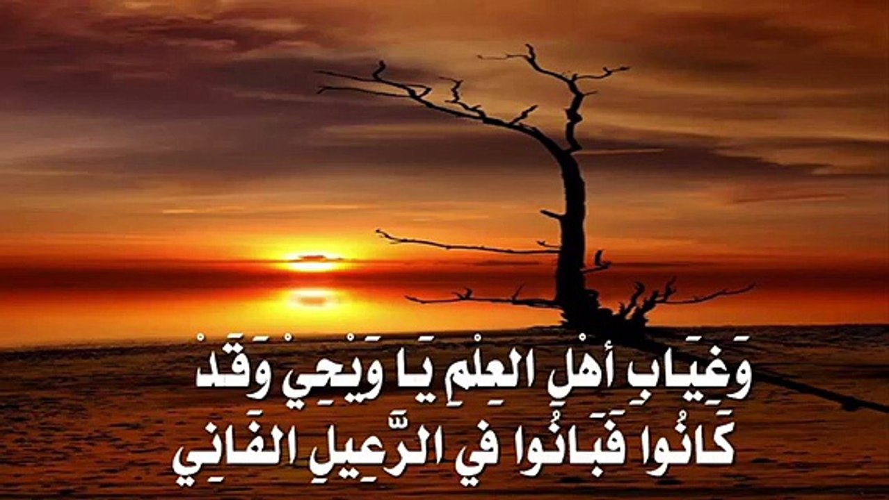 يا غربة للدين في الابدان يا وحشة منها الفؤاد يعاني